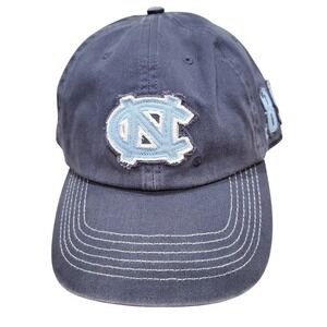 47 Twins UNC Tar Heels Navy Blue Fitted Hat Large 89 Logo Baseball Cap